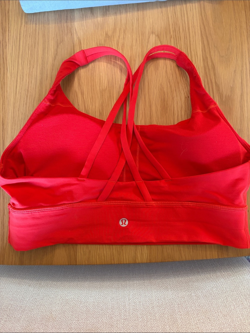 lululemon athletica Red Strappy Low-Impact Sports Bra
